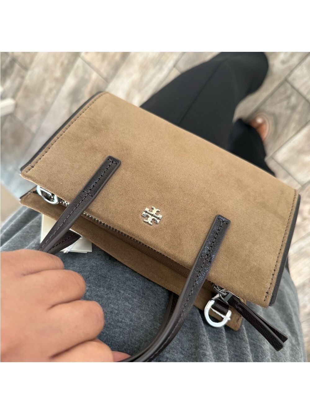 New Tory Burch Blake mini top handle crossbody women’s Bag - Picture 10 of 13